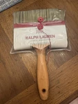 Ralph Lauren Denim Weaver Paint Brush 6" Wood Handle Stainless Steel Euc. Fixed Price $29.99.