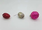 Vintage Christmas Ornament - X Walnut & Grapes Mercury Glass Germany 1930S. Fixed Price $50.00.