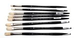 Lot Of 8 (3) Artists Oil Brushes (2) 5, 7, Winsor & Newton. Fixed Price $95.00.