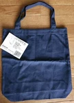 New Canvas Tote Bag 10OZ. 100% Cotton 14X16" Navy #299552 961-1022 Janlynn Nwt. Fixed Price $13.00.