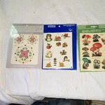 Meyercord Country Collection 0605 Water Applied Decals Floral Hearts 2 Sheets. Fixed Price $10.00.