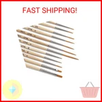 Jerry Q Art 12 Pcs Detail Paint Brushes, Golden Synthetic Hair, High Performance. Fixed Price $13.28.