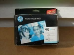 Hp 95 Tri-color Photo Value Pack. Fixed Price $14.00.