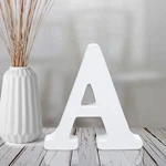 Aocean 4 Inch White Wood Letters Unfinished For Wall Decora.... Fixed Price $9.81.