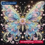 Acudotr Butterfly Diamond Painting Kits For Adults, 5D Special Shape Art. Fixed Price $11.67.