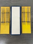 Nos 12 Vintage Grumbacher Size 178, 00000 Artist Brushes "spot-rite" Htf. Fixed Price $70.00.