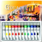 12 Artist Paint Tube Sets Acrylic, Gouache, Oil, Watercolour, Marabu. Fixed Price $14.29.
