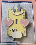 Vtg Rare Pop-n-paint 'baby Land' Single Light Switch Plate/frame #CPW727. Fixed Price $20.00.