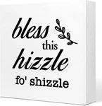 Bless This For Sign Wooden Block,funny Humor Home. Fixed Price $11.94.