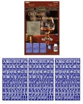 Armour Of 3 Rub Glass Etching Stencils Old English Letters & Numbers. Fixed Price $9.85.