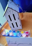 Your Own Butterfly House Painting Craft Kit W/ Pots And 2 Brushes. Fixed Price $9.95.