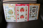 Lot Of 3 Vintage 1981 Meyercord Decalart Water Applied Decals Florals/strawberry. Fixed Price $19.99.