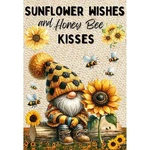 Gnome Diamond Painting Kits For Adults, Sunflower Bee Art. Fixed Price $12.99.