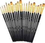 Transon 20PCS Art Painting Brush Set For Acrylic Watercolor Gouache Hobby Craft. Fixed Price $10.94.