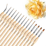 Golden Maple Detail Paint Brush Set, 15PCS Miniature 15RY, Wooden. Fixed Price $17.99.