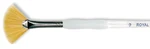 Soft-grip Golden Taklon Fan Brush Size 4. Fixed Price $8.49.