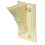 1350/TWB401FSC Waddell In. D. X 6 H. Natural Wood Shelf Bracket With Backp. Fixed Price $34.30.