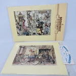 2 Rare Scenes Vtg 1970/1971 Anton Pieck Decoupage Framing Art Prints. Fixed Price $16.94.