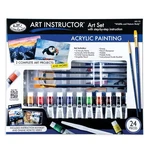 Royal Brush Winter Wildlife & Nature Study Acrylic Paint Set. Fixed Price $25.00.