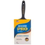Wooster Pro 4" Flat Bristle Stain Brush Painting Trim Woodwork (white). Fixed Price $21.60.