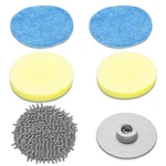Foam Scrubber And Scouring Pad, Microfiber Chenille Mop Cleaning Brush For Gl.... Fixed Price $25.04.