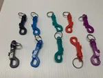 10-PACK Plastic Clip Multi Color Keychain Rings Brand New. Fixed Price $10.99.