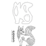 Fox Cutting Dies & Clear Unmounted Rubber Stamp Set Kaisercraft DD929 New. Fixed Price $25.48.