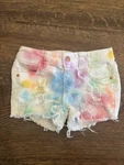 Girls Custom Handpainted Pastel Watercolor Cat & Jack Shorts Sz 5T. Fixed Price $13.99.