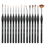 Paint Brushes SET,15PCS Miniature For Fine Detailing, Art. Fixed Price $15.61.