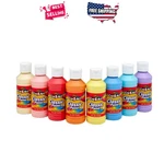 Washable Paint Set 4OZ 8CT Pastel Colors For Kids Arts Crafts School Projects. Fixed Price $23.39.