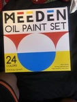 Meeden Oil Paint Set 24 Colors Heavy Body Non-toxic 0.74 Fl Oz / 22 Ml. Fixed Price $21.90.