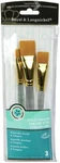 Royal Brush 9160 Gold Taklon Value Pack SET-3/PKG. Fixed Price $12.84.