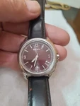 Dkny Men Black Leather Band Watch Silver Stainless Steel. Fixed Price $15.50.