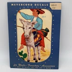 Meyercord Decal Donkey & Rider Transfer Mexico South West Vintage 1950 885-B 6. Fixed Price $29.95.