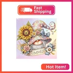 Mvvmtop Diamond Painting Art Kit, Diy Dwarf And Flower 5D Special Shape Crystal. Fixed Price $16.07.