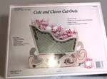 Vtg Nos Demis Holiday Sleigh Cute Clever Wood Outs 008674 Christmas. Fixed Price $9.74.