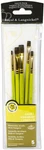 Royal & Langnickel(r) Sable Value Pack Brush SET-5/PKG. Fixed Price $9.86.