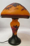 Wild Roses Cameo Cut Table Lamp. Fixed Price $875.00.