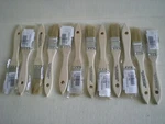 ( Lot Of 12 ) 1" Chip Paint Brushes,great Utility Wooden Handle. Fixed Price $16.98.
