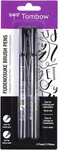 Tombow 62038 Fudenosuke Brush Pen, 2-PACK. Soft And Hard Tip. Fixed Price $8.50.