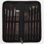 10 Pcs Birch-handled Watercolor Paint Brushes Set Nylon Imitation Squirrel Hair. Fixed Price $25.39.