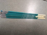 (6) Delta Sablon Artist Paint Brushes Style 551. Fixed Price $12.50.