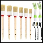 Onest 11 Pieces Auto Detailing Brush Set For Cleaning Weels, Interior, Exterior. Fixed Price $14.93.