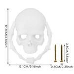 Macabre Artistic Handcrafted Easy-to-install Plastic Creative Skull Door Knocker. Fixed Price $39.85.