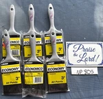 6- Linzer 3" Polyester Bristle Brush, #1117-3 New. Fixed Price $25.00.