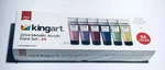 Kingart Metallic Acrylic Set 24 -factory Sealed. Fixed Price $14.00.