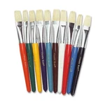 Chenille Kraft CKC5184 Flat Paint Brush Set 10 Assorted Colors. Fixed Price $17.30.