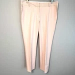 Elizabeth And James Light Pink Tapered Pants Size 10 Flat Front Cropped Slacks. Fixed Price $29.95.