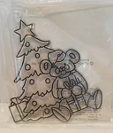Tri-chem Christmas Teddy Bear Paint Crafts 6" X 5" Molded Plastic 1241. Fixed Price $9.87.