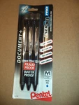 3 Pentel Document Fraud Water Proof Energel Blue Pens 0.7 Mm Loose / Hanger. Fixed Price $7.99.